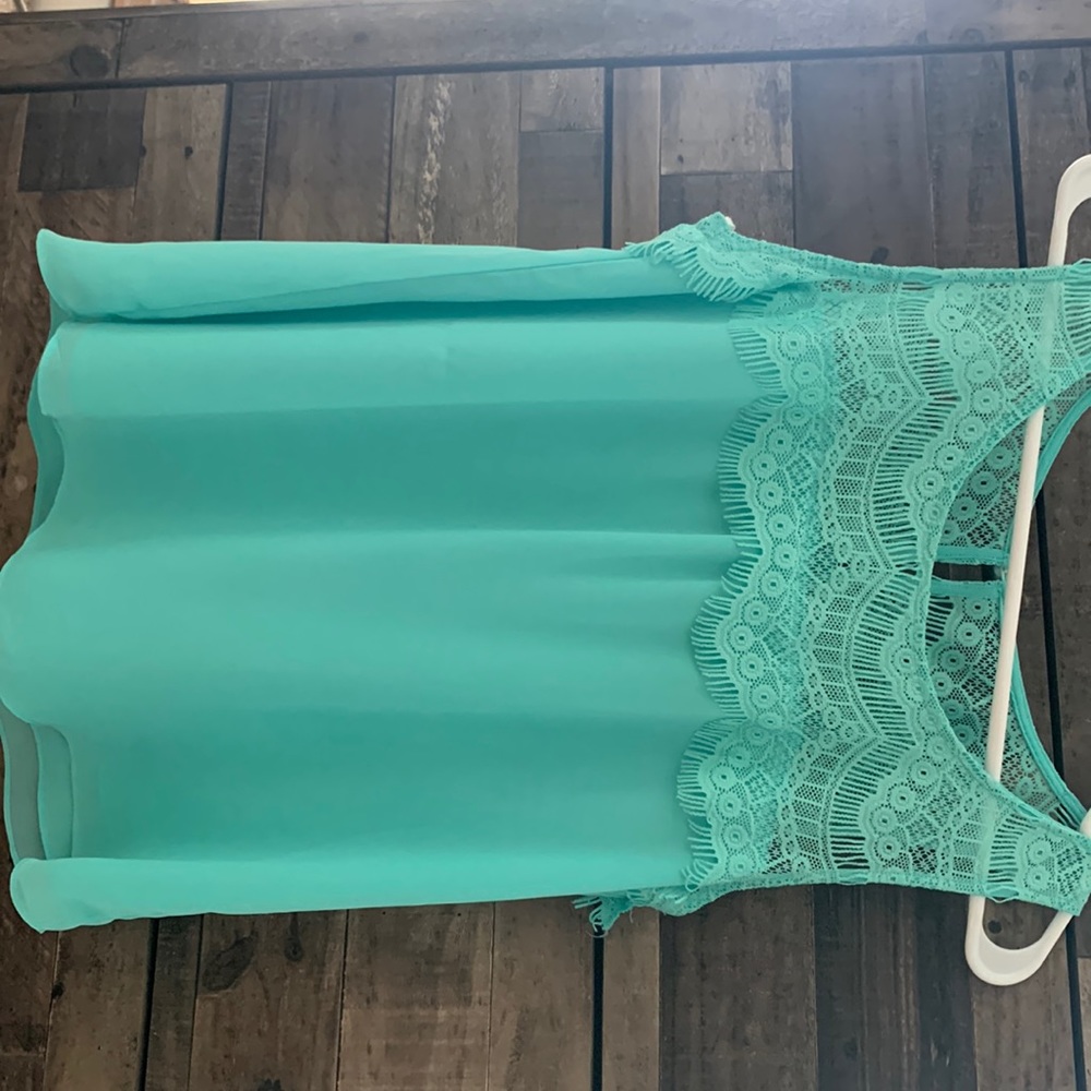 Dressy tank top shirt.